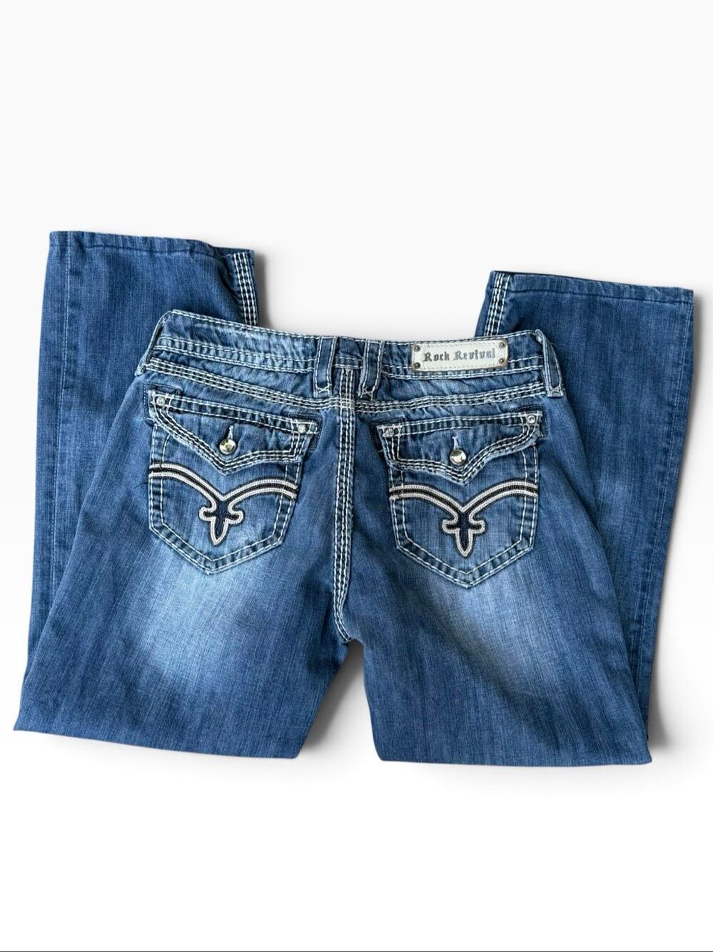 Rock Revival Elaina Easy Bootcut Jeans size 31 Short
